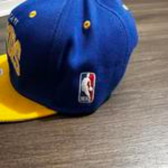 Golden State Warriors Mitchell & Ness Snapback Hat Vintage - Picture 2 of 6